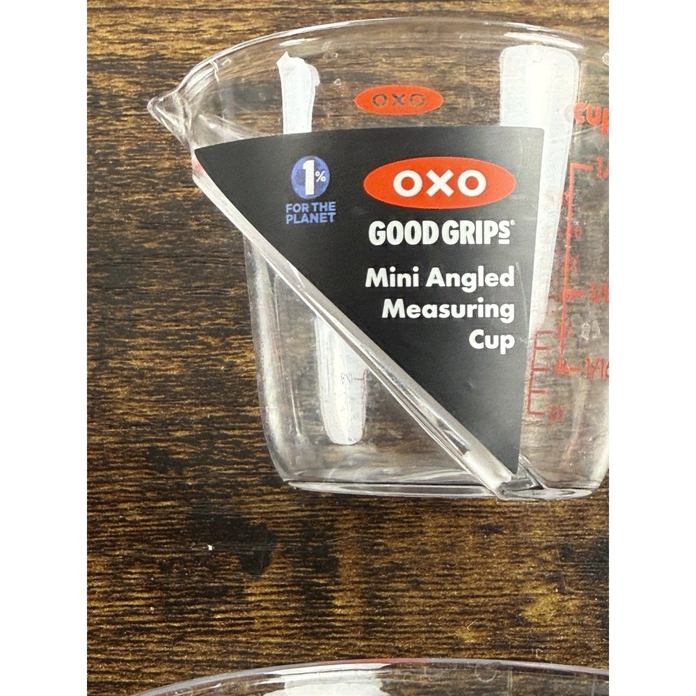 OXO Good Grips Angled Measuring Cups Set 1 Cup + Mini Cups BPA Free Kitchen - Picture 9 of 9